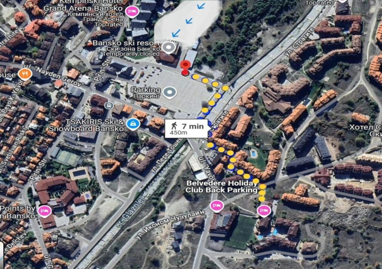 Belvedere Holiday Club Spa&Ski Private Apartments 班斯科 外观 照片